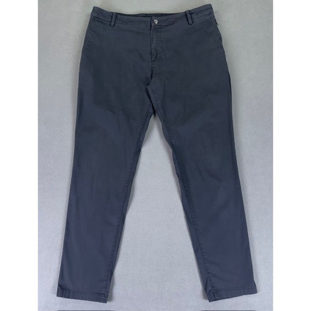 Birddogs Pants Mens 36x32 Grey Compression Lined Performance Chino Office Prep